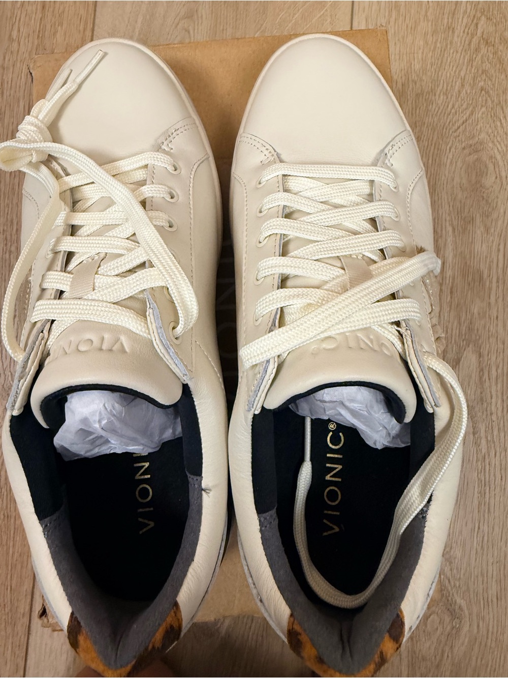 NIB Vionic Kearney Lace 2.0 Cream Women’s Size 8.5 Wide - Picture 6 of 10
